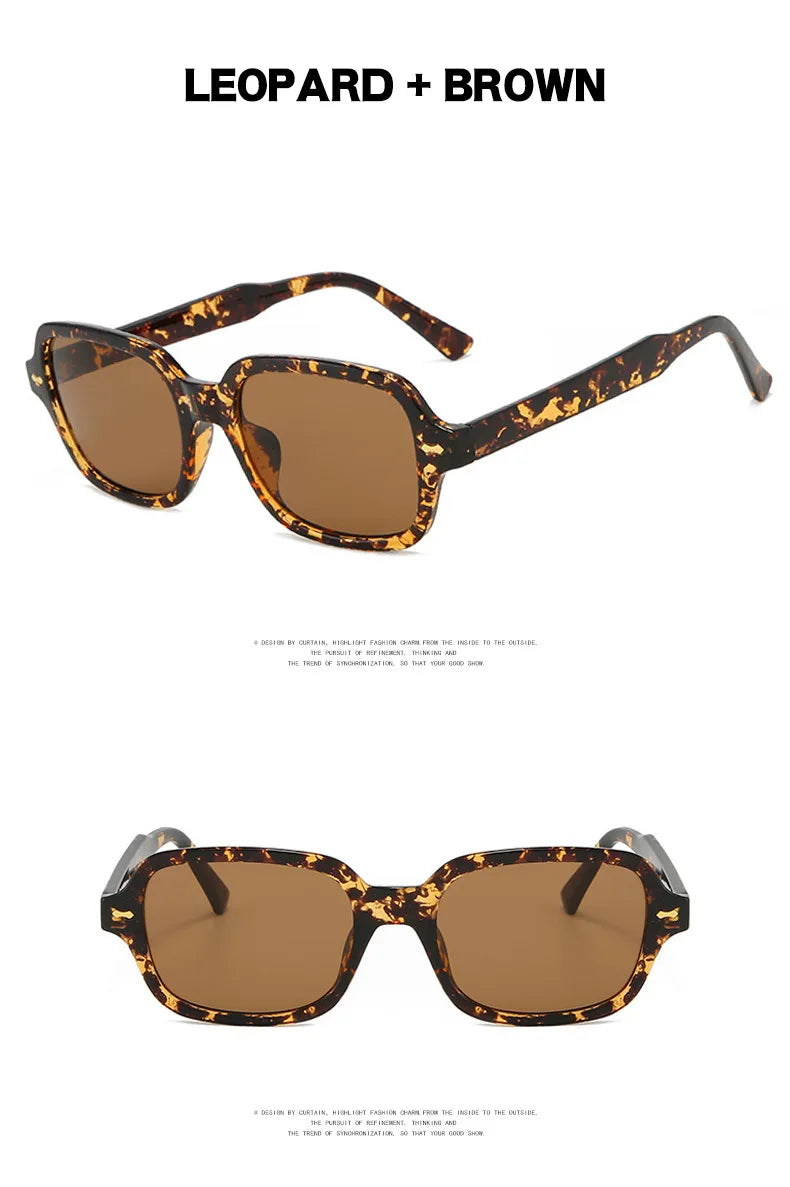 Lunettes de Soleil Ovales – 8 couleurs, Design Luxe