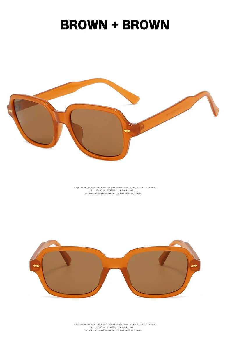 Lunettes de Soleil Ovales – 8 couleurs, Design Luxe