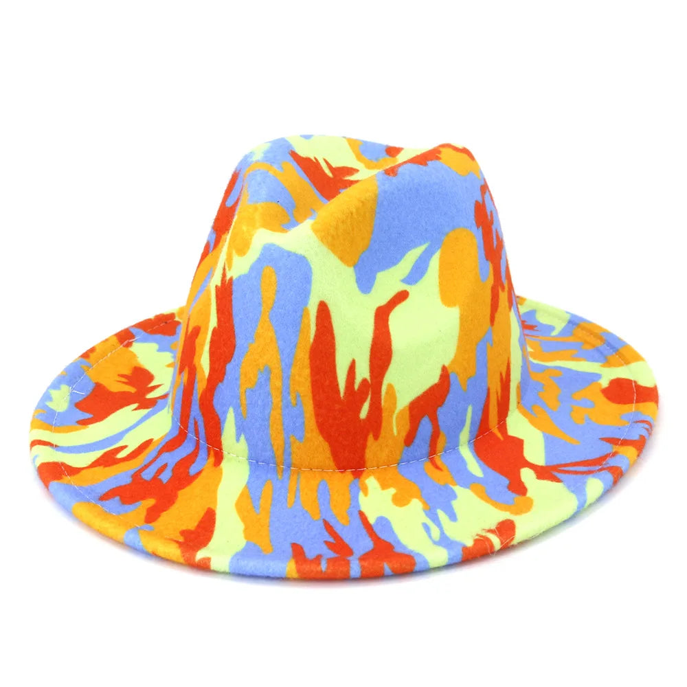 Chapeau Fedora Unisexe Graffiti
