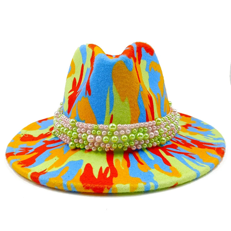 Chapeau Fedora Unisexe Graffiti